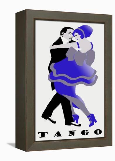 Blue Tango-null-Framed Premier Image Canvas