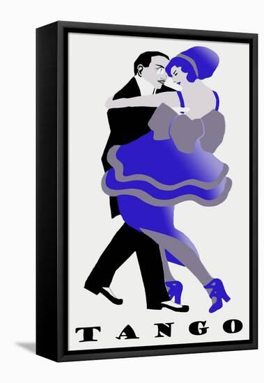 Blue Tango-null-Framed Premier Image Canvas