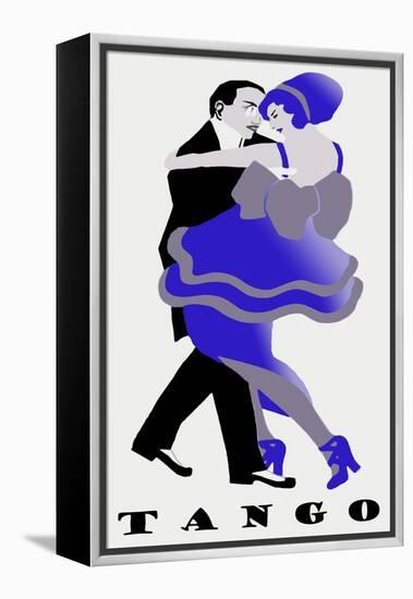 Blue Tango-null-Framed Premier Image Canvas