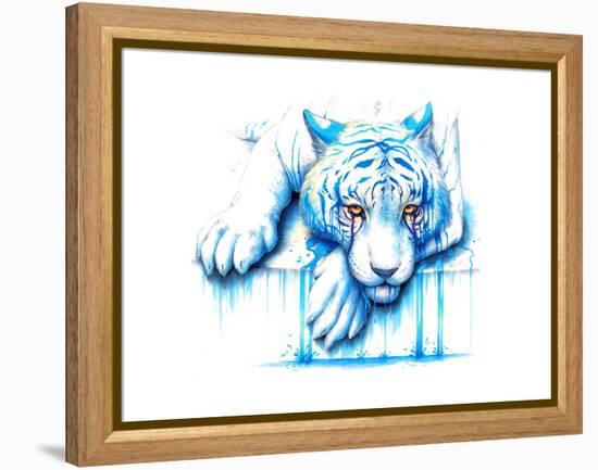 Blue Tears-JoJoesArt-Framed Premier Image Canvas