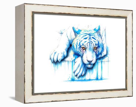 Blue Tears-JoJoesArt-Framed Premier Image Canvas