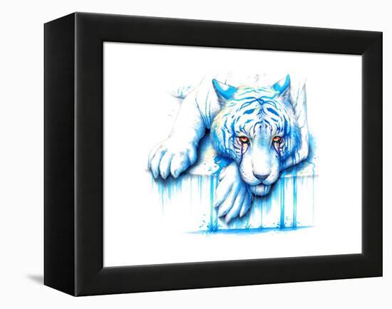Blue Tears-JoJoesArt-Framed Premier Image Canvas
