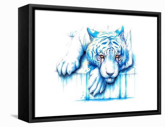 Blue Tears-JoJoesArt-Framed Premier Image Canvas