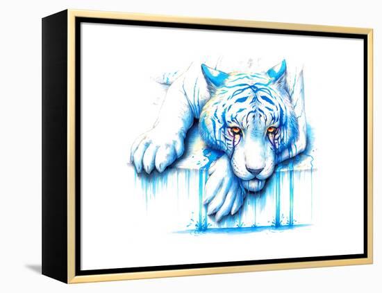 Blue Tears-JoJoesArt-Framed Premier Image Canvas