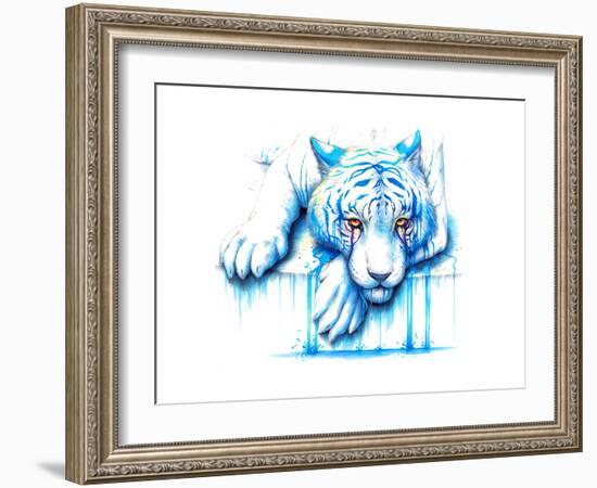 Blue Tears-JoJoesArt-Framed Giclee Print