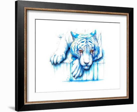 Blue Tears-JoJoesArt-Framed Giclee Print