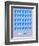 Blue Tequila Shots-NaxArt-Framed Art Print