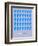 Blue Tequila Shots-NaxArt-Framed Art Print