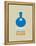 Blue Tequila-NaxArt-Framed Stretched Canvas