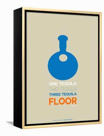 Blue Tequila-NaxArt-Framed Stretched Canvas