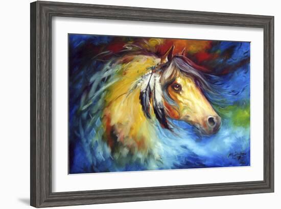 Blue Thunder War Pony-Marcia Baldwin-Framed Premium Giclee Print