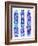 Blue Tiki Totems-Cat Coquillette-Framed Giclee Print