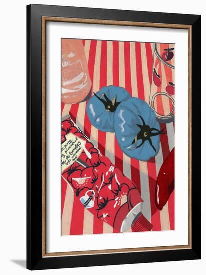 Blue Tomatoes-Studio Mandariini-Framed Giclee Print