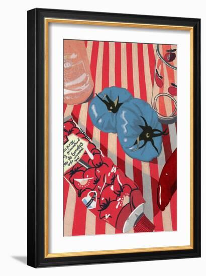 Blue Tomatoes-Studio Mandariini-Framed Giclee Print