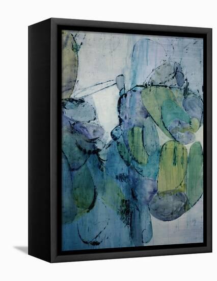 Blue Tones-Kari Taylor-Framed Premier Image Canvas