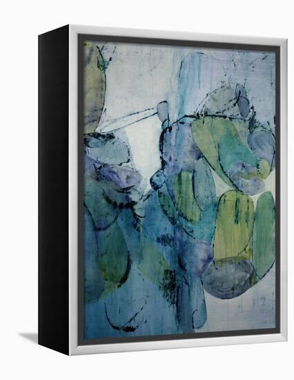 Blue Tones-Kari Taylor-Framed Premier Image Canvas