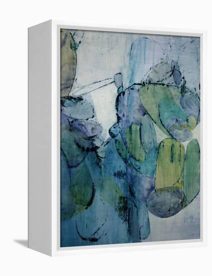 Blue Tones-Kari Taylor-Framed Premier Image Canvas