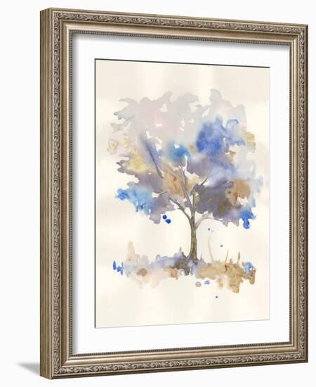 Blue Tranquil Serenity II-Jacob Q-Framed Art Print