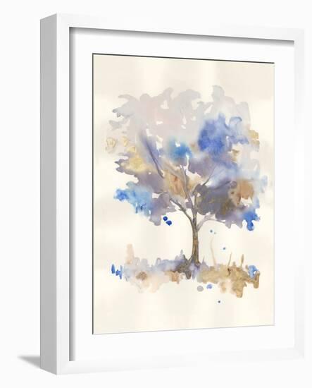 Blue Tranquil Serenity II-Jacob Q-Framed Art Print