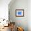 Blue Transistor Radio-NaxArt-Framed Art Print displayed on a wall