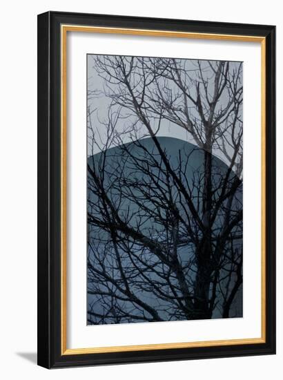 Blue Tree 2-Urban Epiphany-Framed Art Print