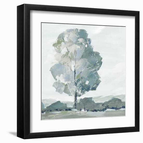 Blue Tree Forest I-null-Framed Art Print