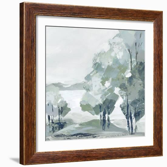 Blue Tree Forest II-null-Framed Art Print