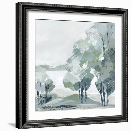 Blue Tree Forest II-null-Framed Art Print