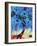 Blue Tree I-Natasha Wescoat-Framed Giclee Print