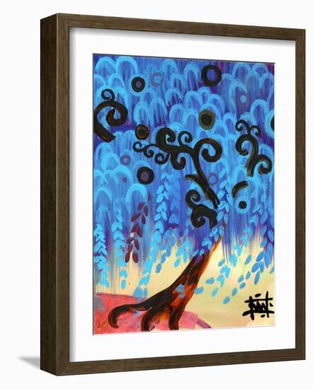 Blue Tree I-Natasha Wescoat-Framed Giclee Print