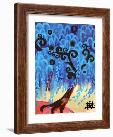 Blue Tree I-Natasha Wescoat-Framed Giclee Print