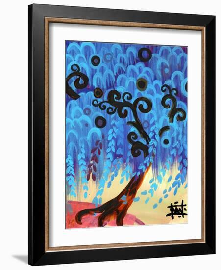 Blue Tree I-Natasha Wescoat-Framed Giclee Print