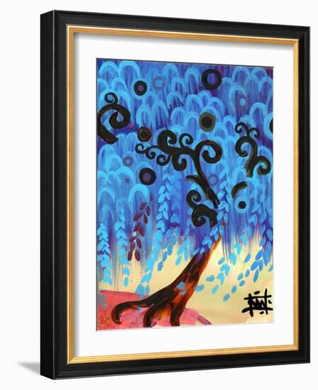 Blue Tree I-Natasha Wescoat-Framed Giclee Print