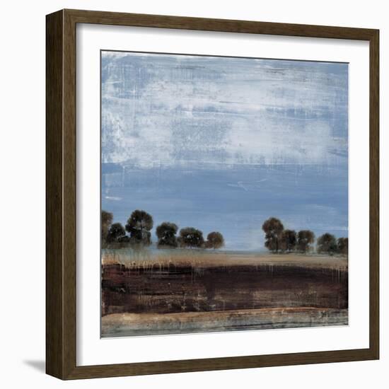 Blue Tree Line-Simon Addyman-Framed Art Print