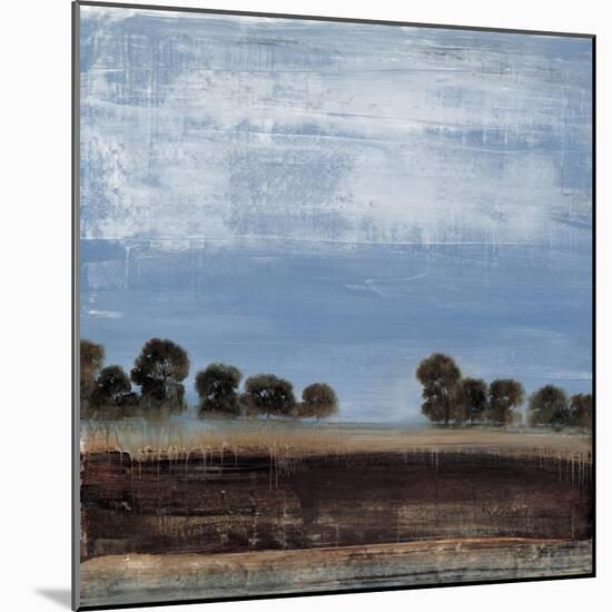 Blue Tree Line-Simon Addyman-Mounted Art Print