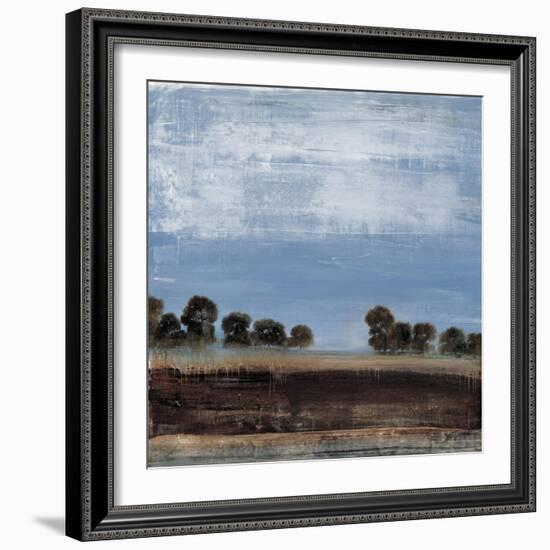 Blue Tree Line-Simon Addyman-Framed Art Print