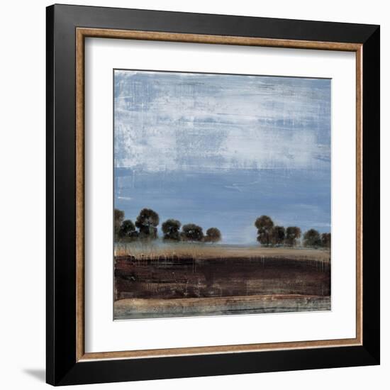 Blue Tree Line-Simon Addyman-Framed Art Print