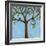 Blue Tree of Life-Blenda Tyvoll-Framed Art Print