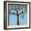 Blue Tree of Life-Blenda Tyvoll-Framed Art Print