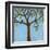 Blue Tree of Life-Blenda Tyvoll-Framed Art Print