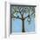 Blue Tree of Life-Blenda Tyvoll-Framed Art Print