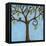 Blue Tree of Life-Blenda Tyvoll-Framed Stretched Canvas