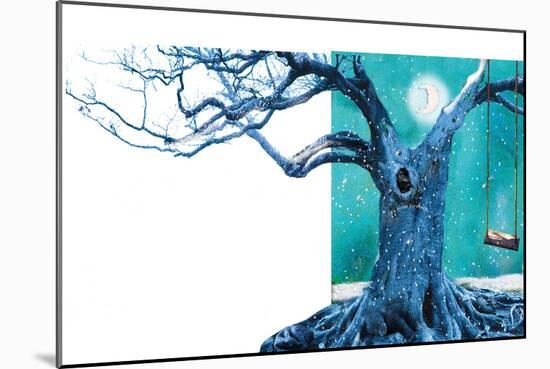 Blue Tree-Nancy Tillman-Mounted Art Print