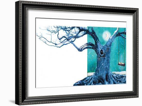Blue Tree-Nancy Tillman-Framed Art Print