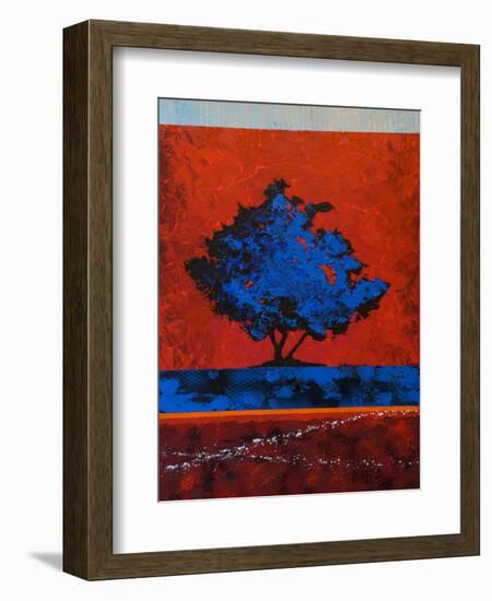 Blue Tree-Joseph Marshal Foster-Framed Art Print