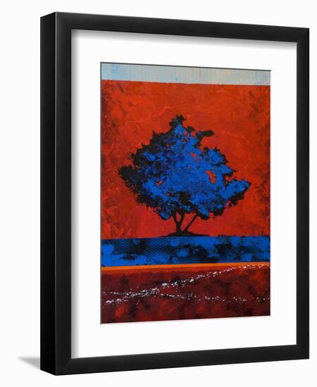 Blue Tree-Joseph Marshal Foster-Framed Art Print