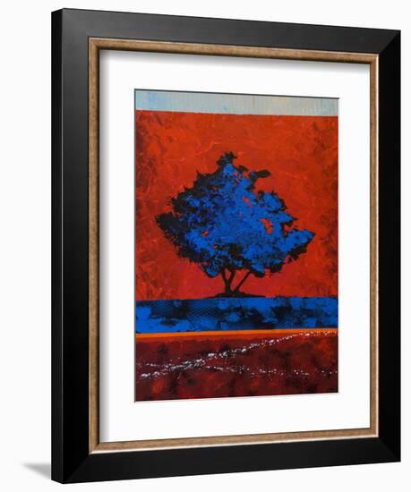 Blue Tree-Joseph Marshal Foster-Framed Art Print