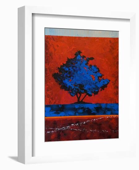 Blue Tree-Joseph Marshal Foster-Framed Art Print