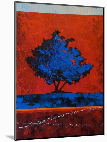 Blue Tree-Joseph Marshal Foster-Mounted Art Print