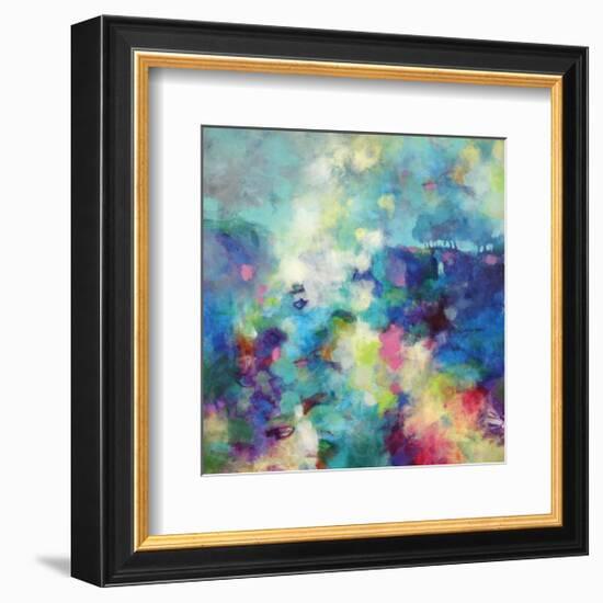 Blue Trees-Kerri Blackman-Framed Giclee Print